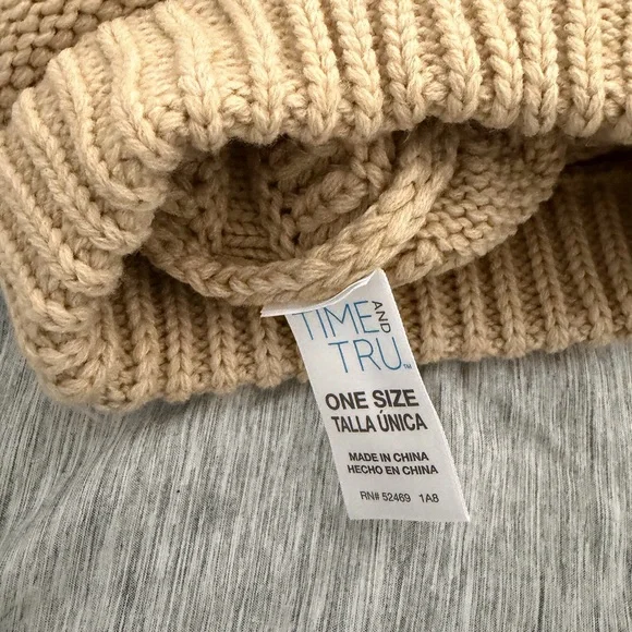 C.C Australia Love Beanie and Time and Tru tan beanie - Picture 7 of 7